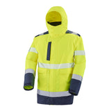 Parka MATRA XP Jaune Fluo / Bleu Marine Haute Visibilité de la marque Cepovett Safety - Photo 3/4