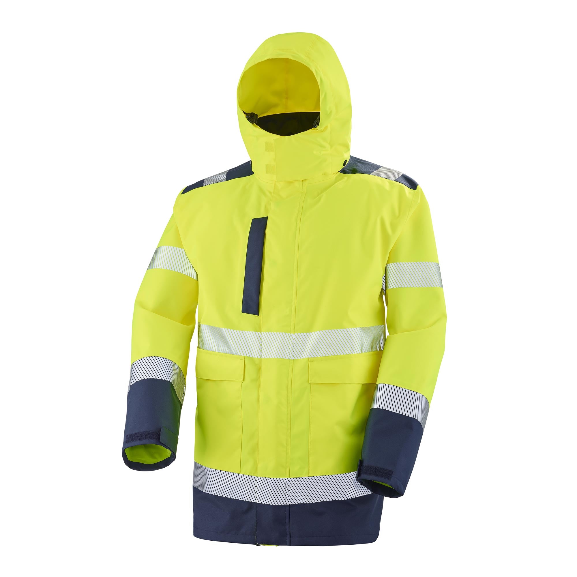 Parka MATRA XP Jaune Fluo / Bleu Marine Haute Visibilité de la marque Cepovett Safety - Photo 3/4