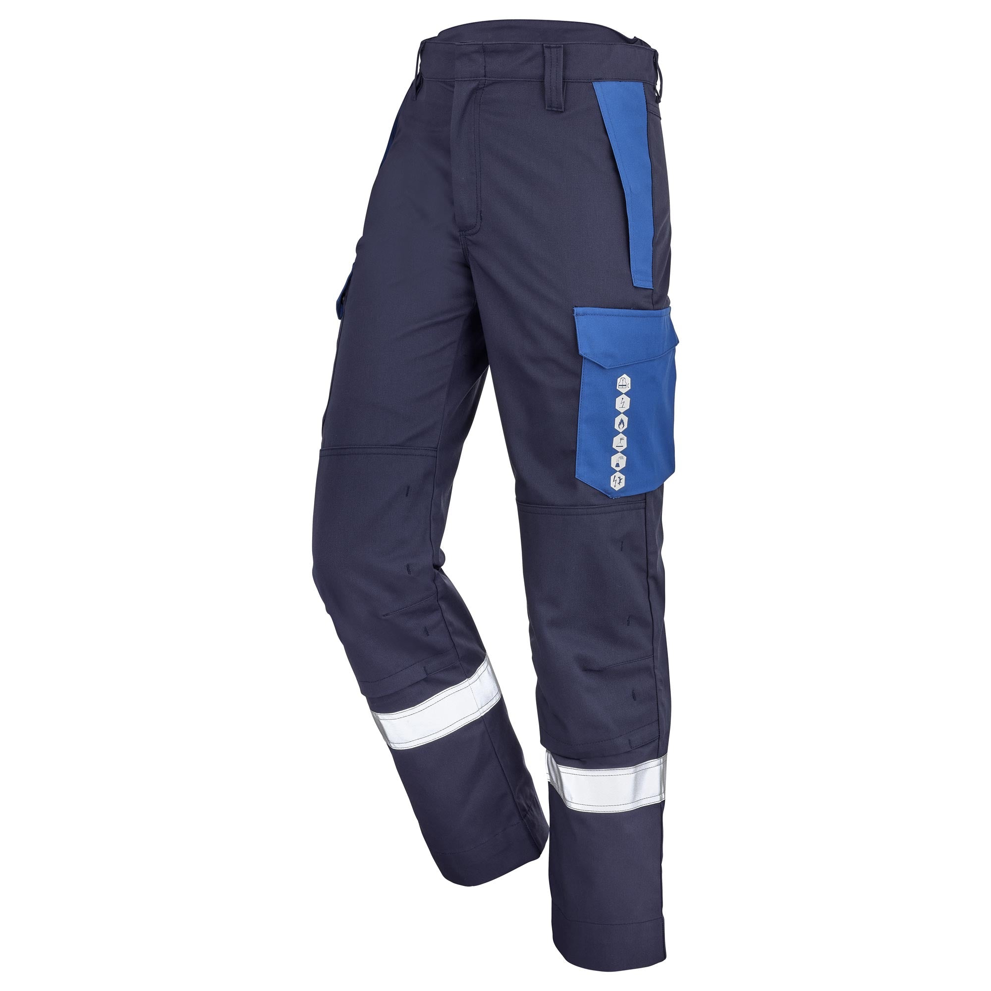 Pantalon OLCA Bleu Marine / Bleu Bugatti Multirisques de la marque Cepovett Safety - Photo 3/4