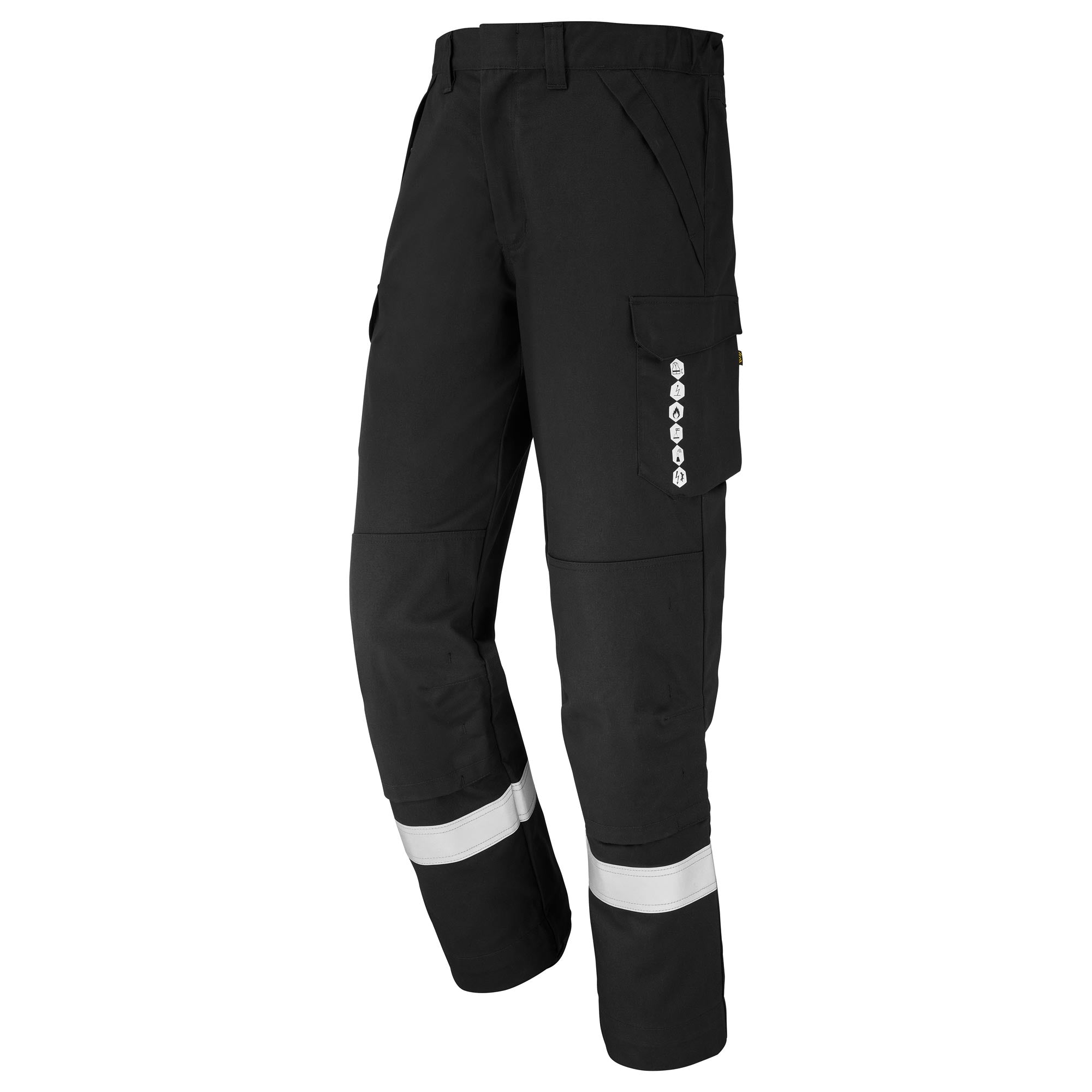 Pantalon poches genoux OPOLA Noir Multirisques de la marque Cepovett Safety - Photo 3/4