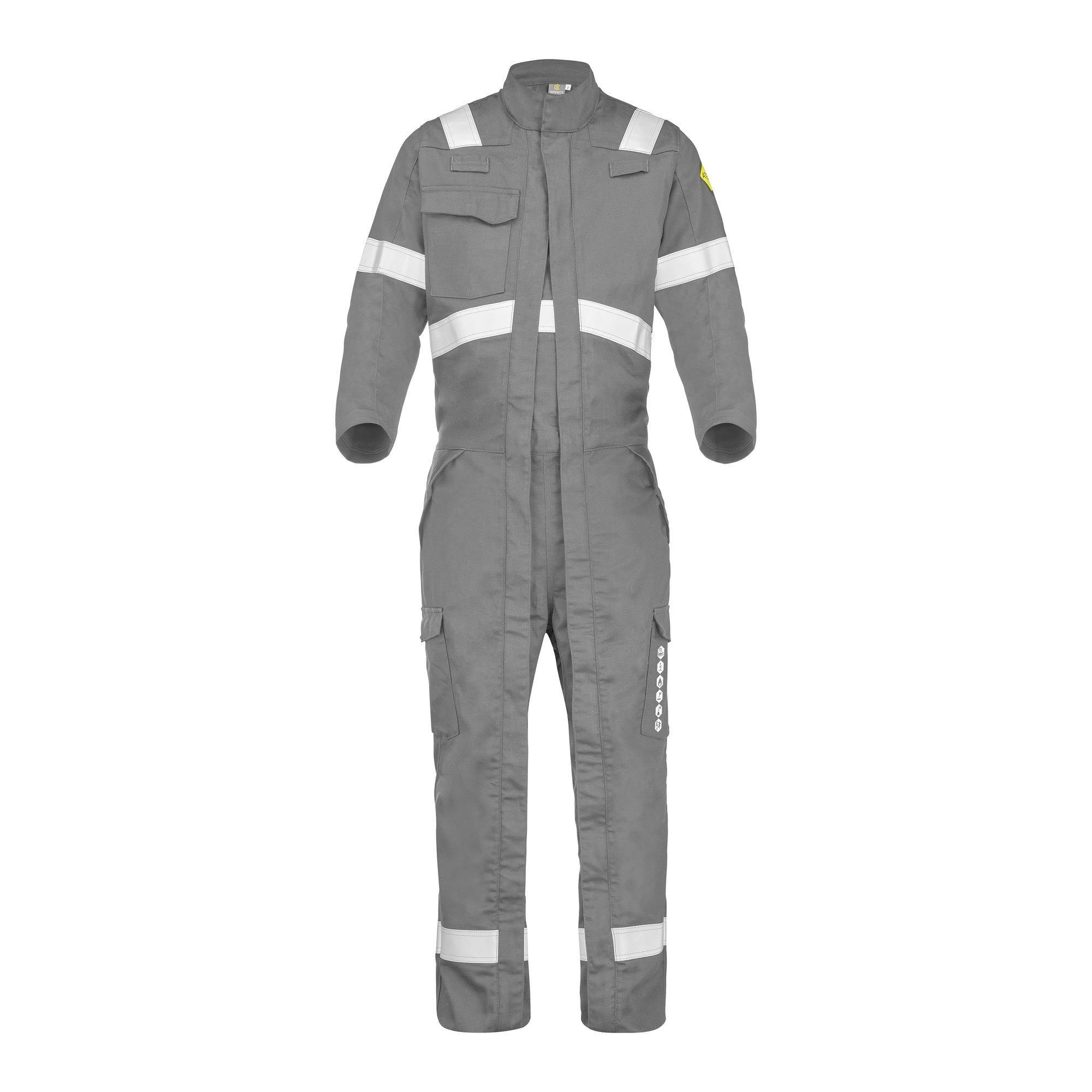 Combinaison 2 zip OUKA Bleu Marine Multirisques de la marque Cepovett Safety - Photo 3/4