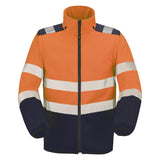 Softshell OURAL Jaune Fluo / Bleu Marine Haute Visibilité de la marque Cepovett Safety - Photo 3/4