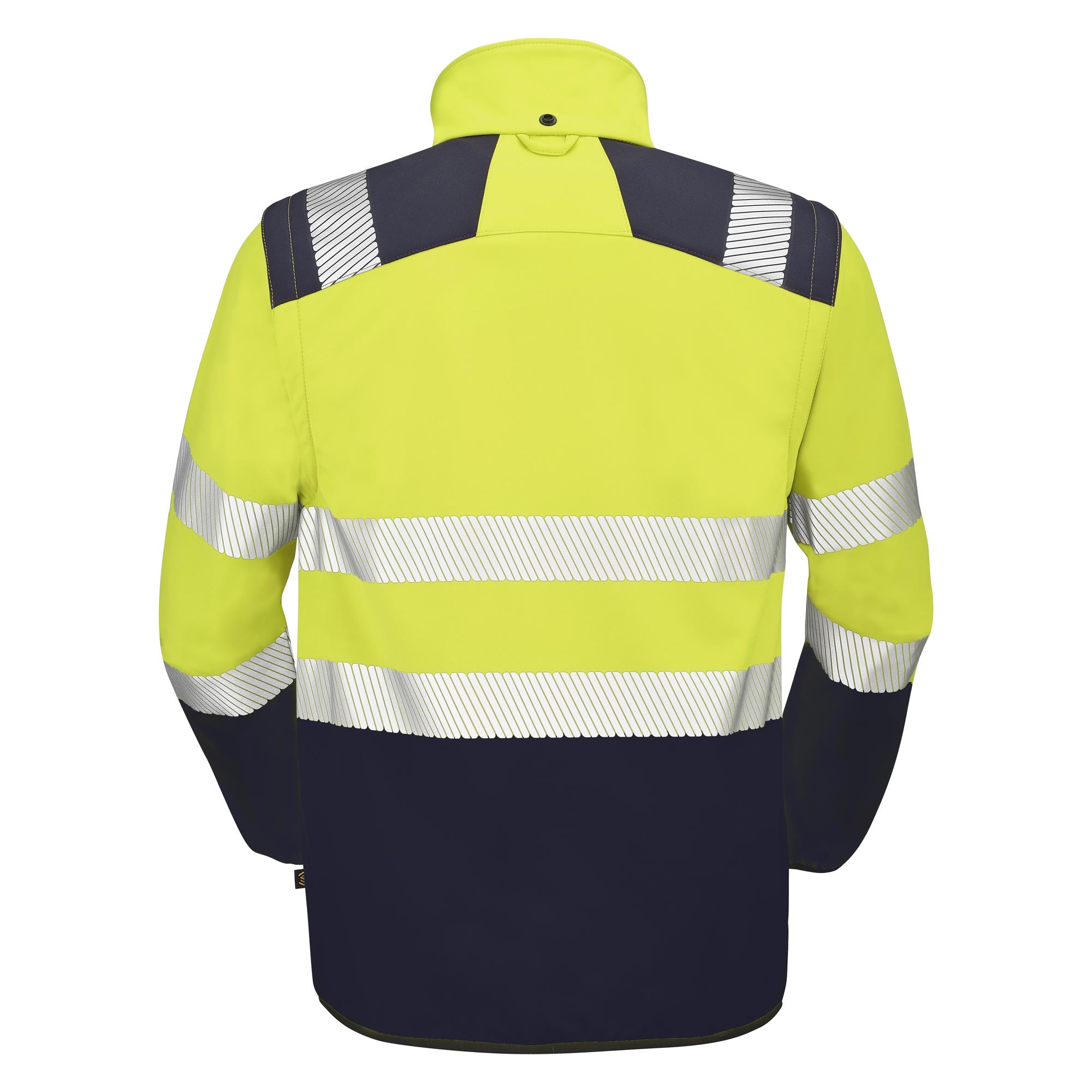 Softshell OURAL Jaune Fluo / Bleu Marine Haute Visibilité de la marque Cepovett Safety - Photo 3/4