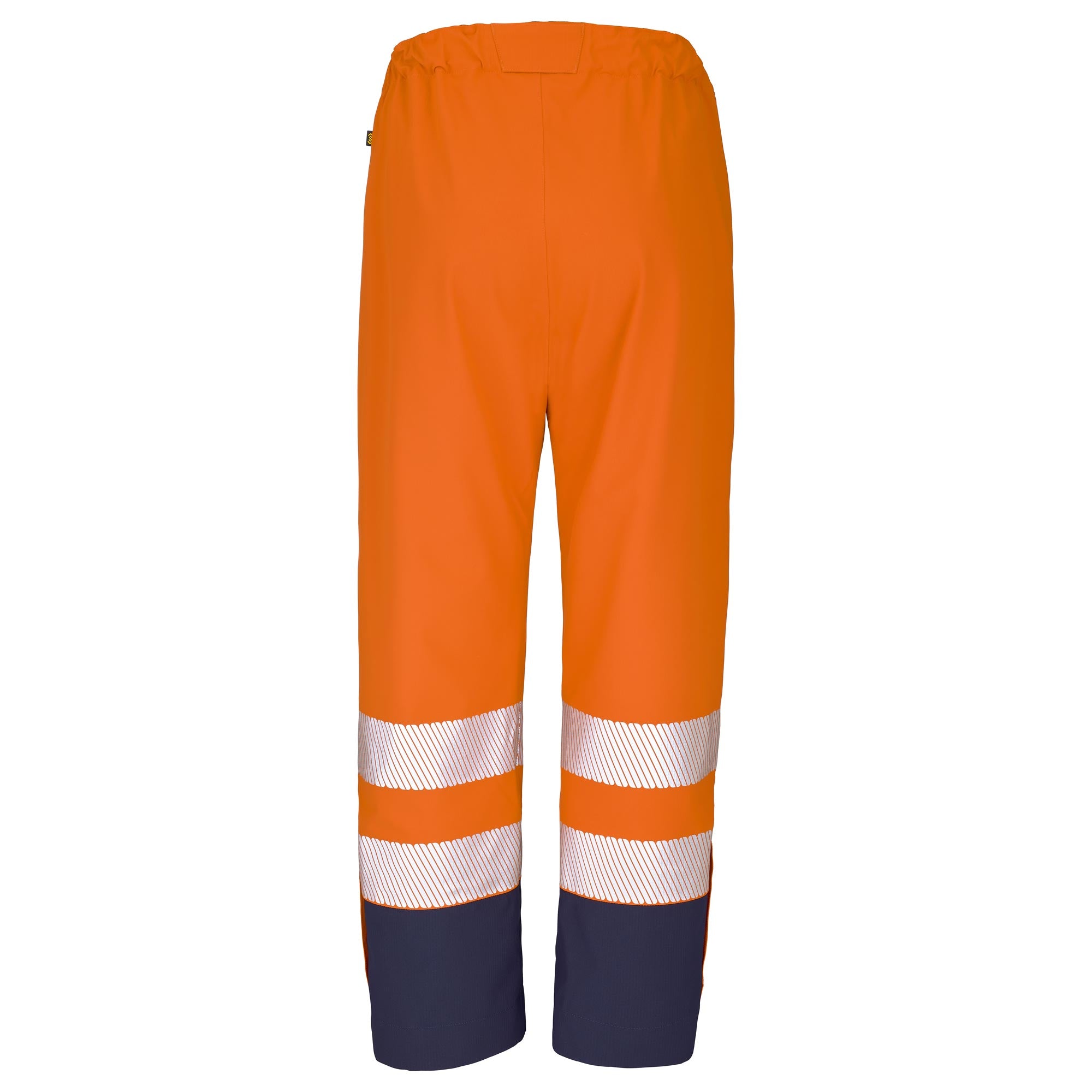 Surpantalon de pluie PAMIR Jaune Fluo / Bleu Marine Haute Visibilité de la marque Cepovett Safety - Photo 3/4