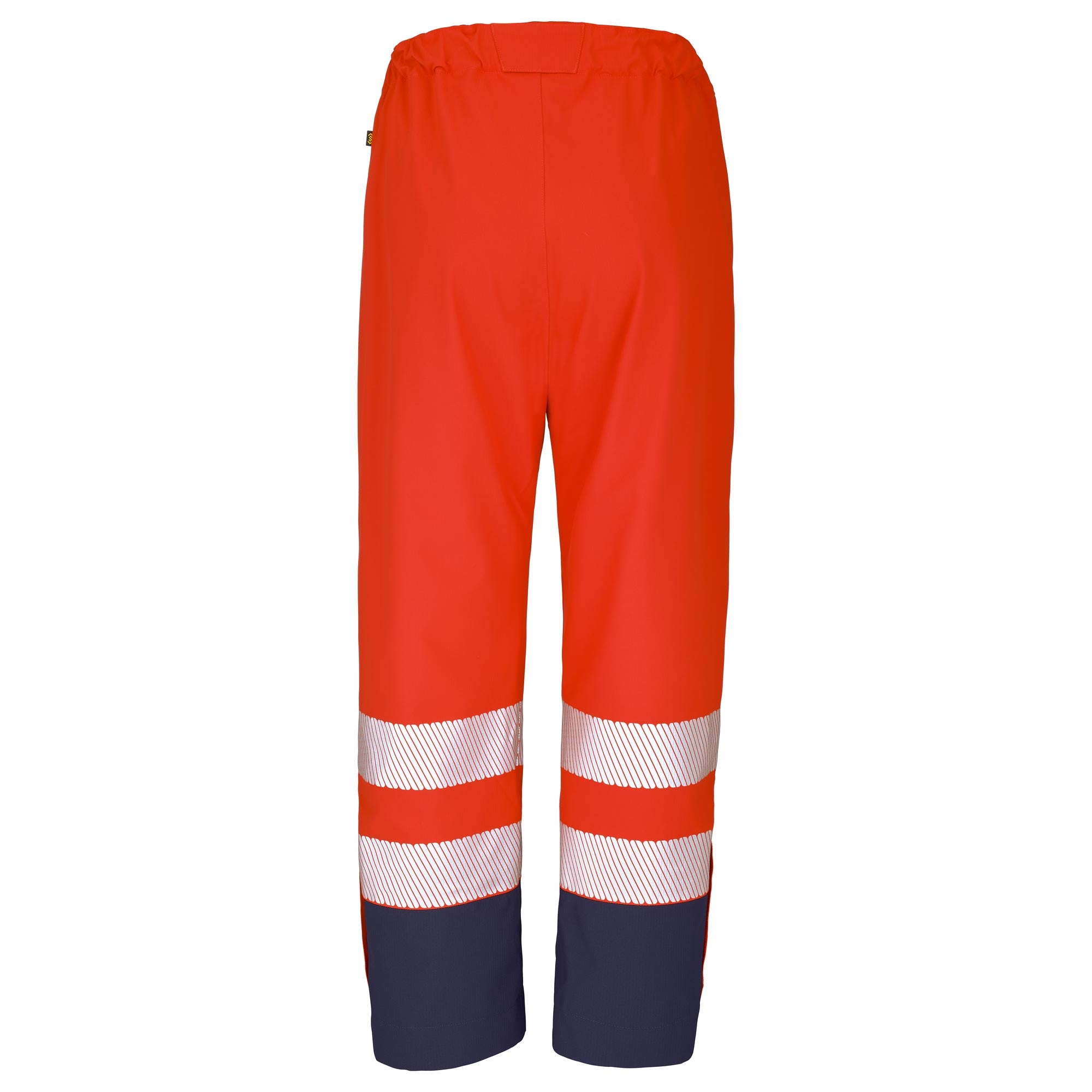 Surpantalon de pluie PAMIR Jaune Fluo / Bleu Marine Haute Visibilité de la marque Cepovett Safety - Photo 3/4