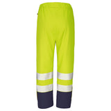 Surpantalon de pluie PAMIR Jaune Fluo / Bleu Marine Haute Visibilité de la marque Cepovett Safety - Photo 3/4