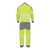 Combinaison 2 zip PANIRI Jaune Fluo / Bleu Marine Multirisques de la marque Cepovett Safety - Photo 3/4
