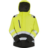 Parka PETRA Jaune Fluo / Noir Haute Visibilité de la marque Cepovett Safety - Photo face