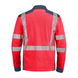 Polo PONANT Orange Fluo / Bleu Marine Haute Visibilité de la marque Cepovett Safety - Photo 3/4