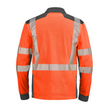Polo PONANT Orange Fluo / Bleu Marine Haute Visibilité de la marque Cepovett Safety - Photo 3/4
