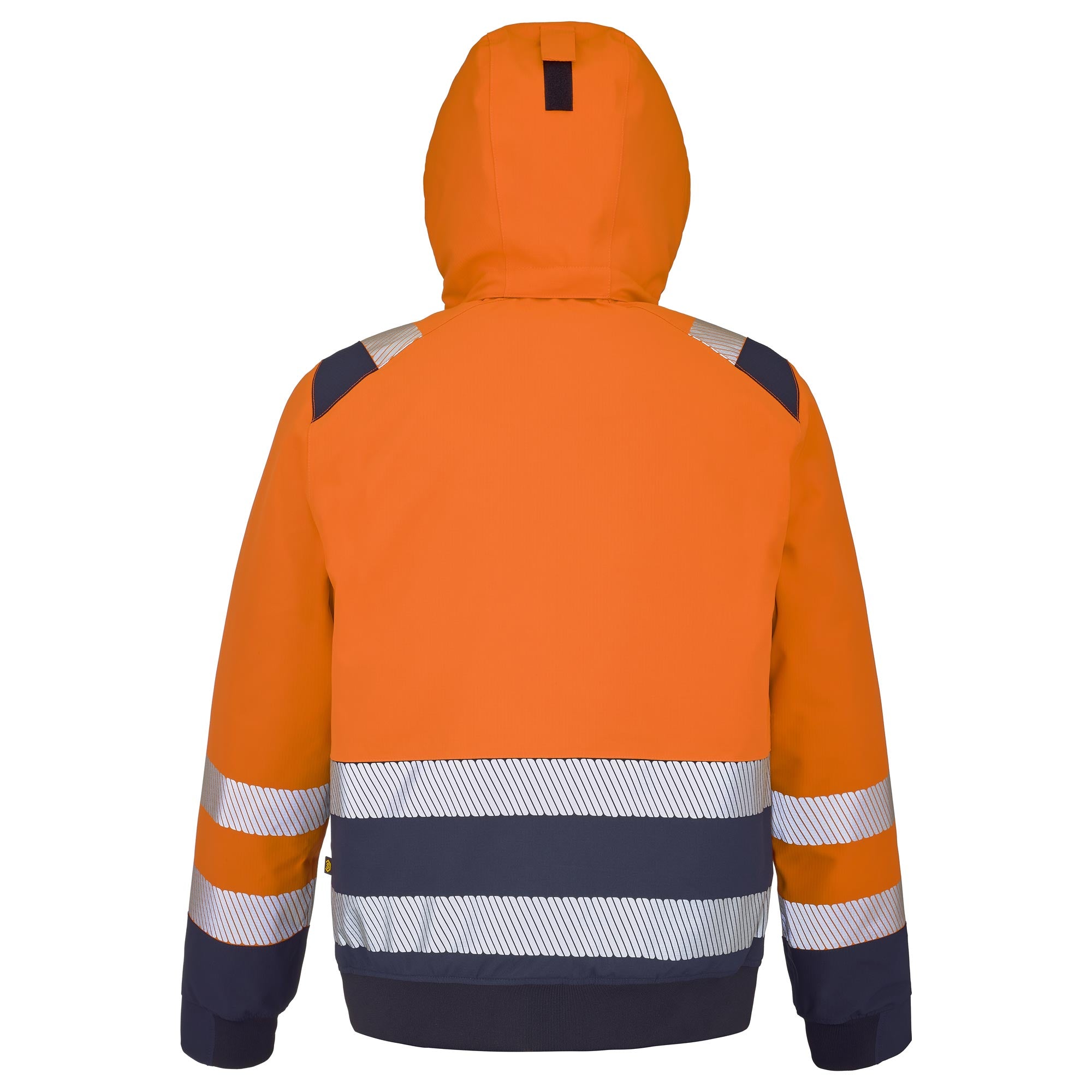 Blouson haute visibilité RILA Orange Fluo / Bleu Marine de la marque Cepovett Safety - Photo dos
