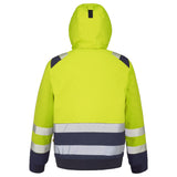 Blouson haute visibilité RILA Jaune Fluo / Bleu Marine de la marque Cepovett Safety - Photo dos