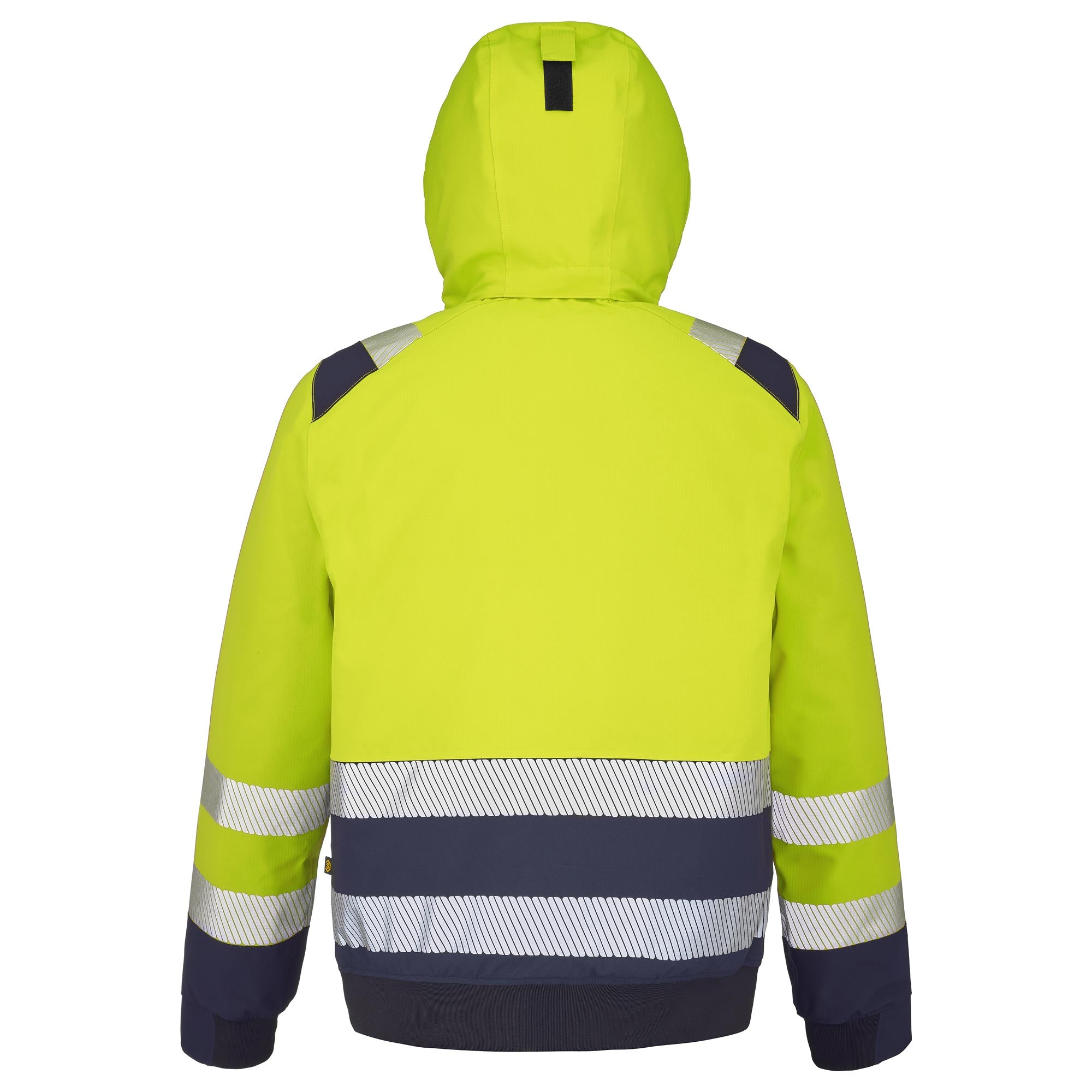 Blouson haute visibilité RILA Jaune Fluo / Bleu Marine de la marque Cepovett Safety - Photo dos