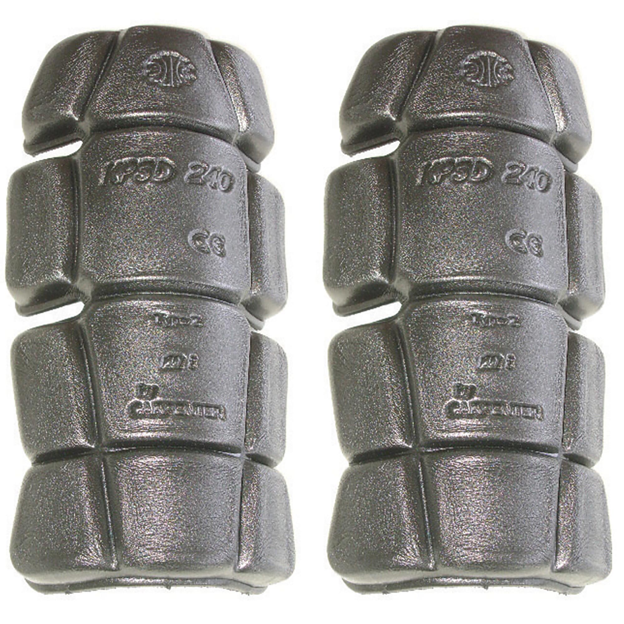 Genouillères T430 Noir Artisan BTP de la marque Cepovett Safety - Photo face
