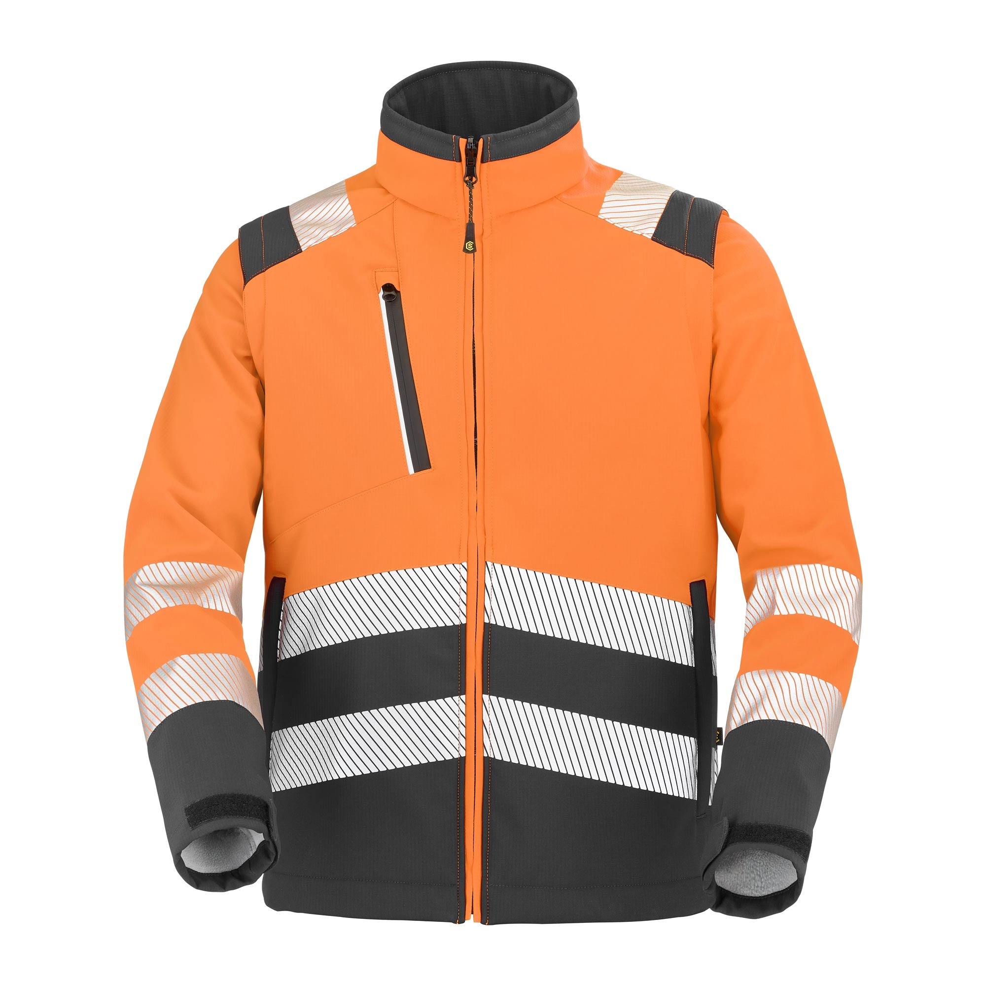 Softshell TATRAS XP Orange Fluo / Gris Charcoal Haute Visibilité de la marque Cepovett Safety - Photo 3/4