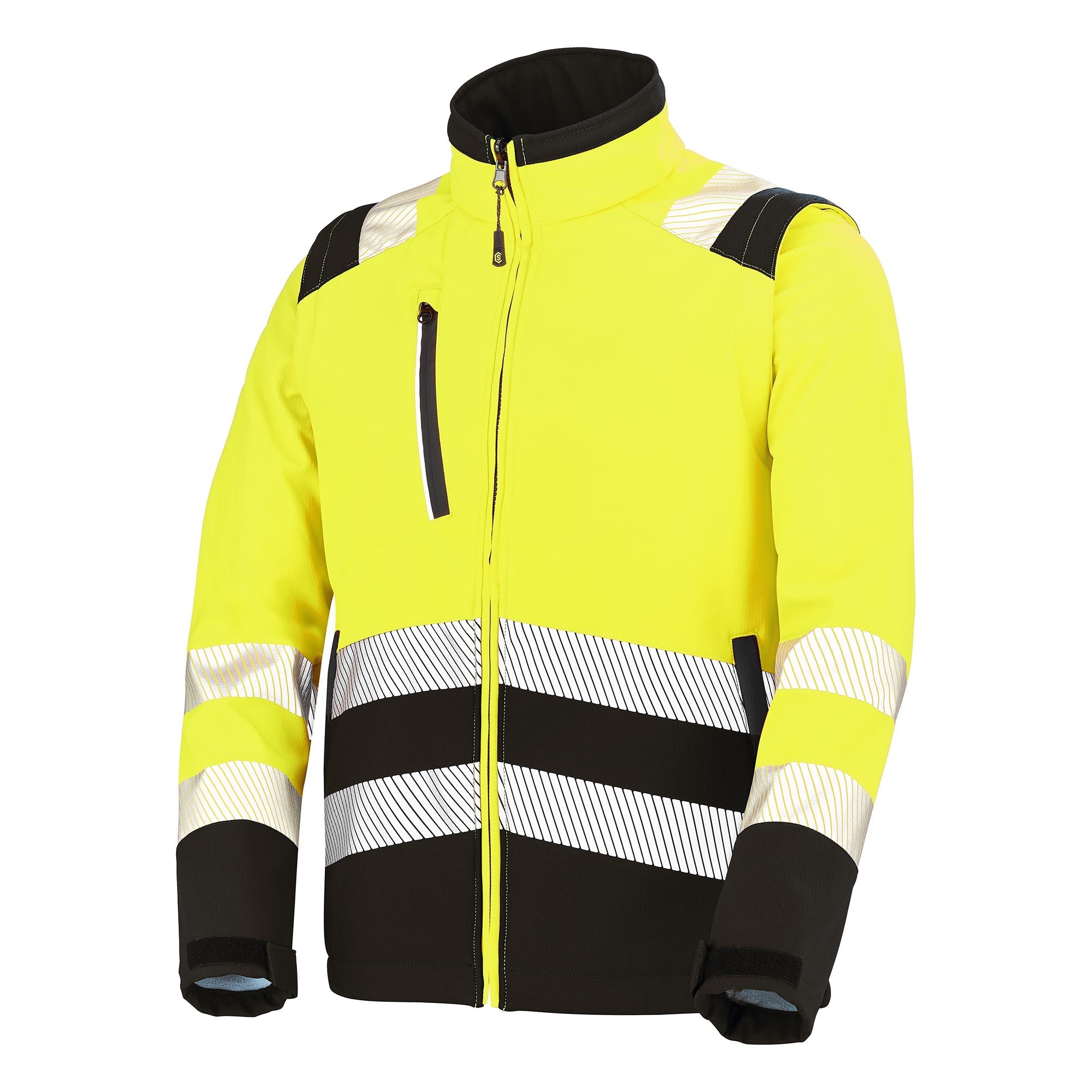 Softshell TATRAS XP Jaune Fluo / Noir Haute Visibilité de la marque Cepovett Safety - Photo 3/4