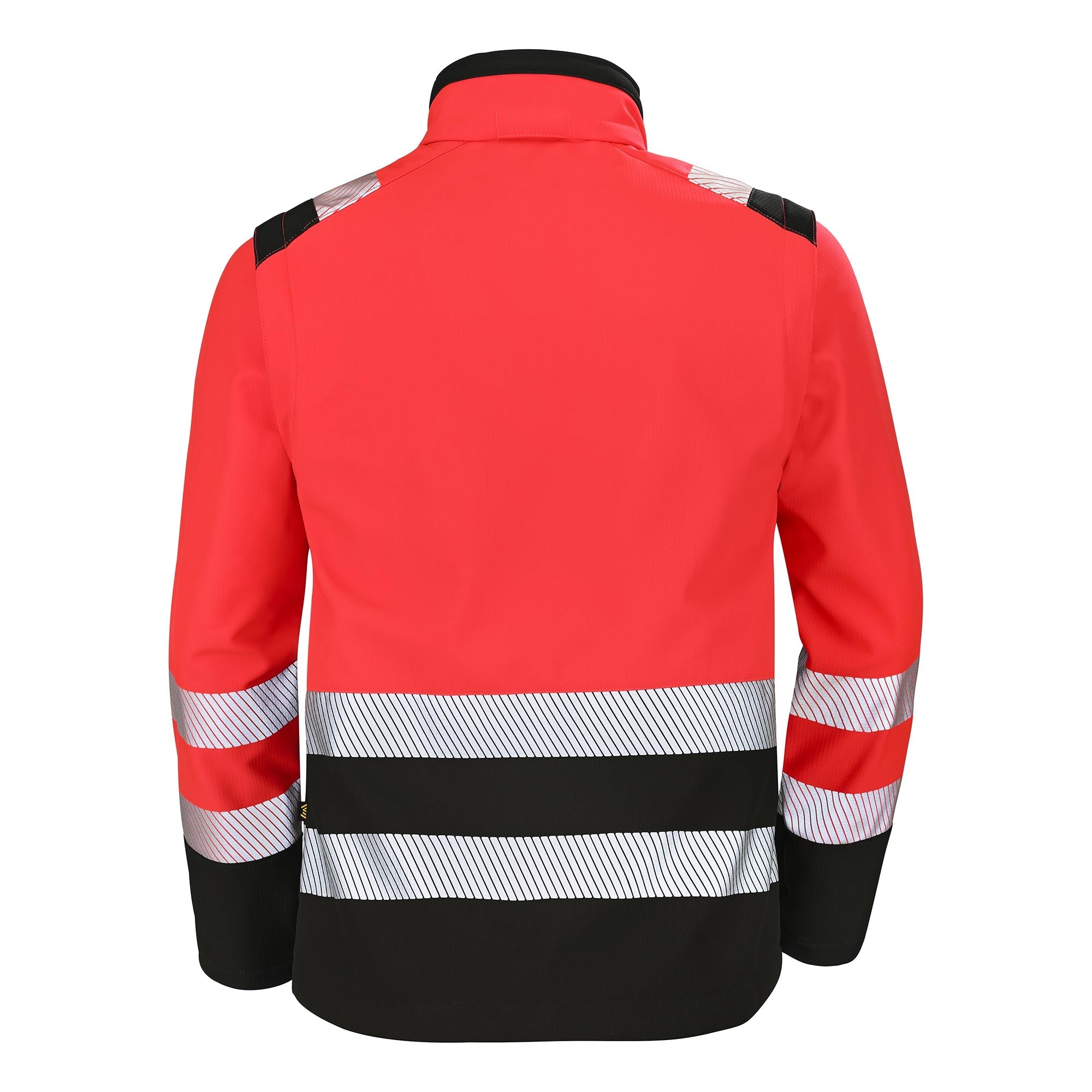 Softshell TATRAS XP Rouge Fluo / Noir Haute Visibilité de la marque Cepovett Safety - Photo dos