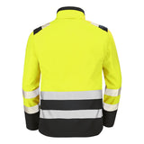 Softshell TATRAS XP Jaune Fluo / Noir Haute Visibilité de la marque Cepovett Safety - Photo dos