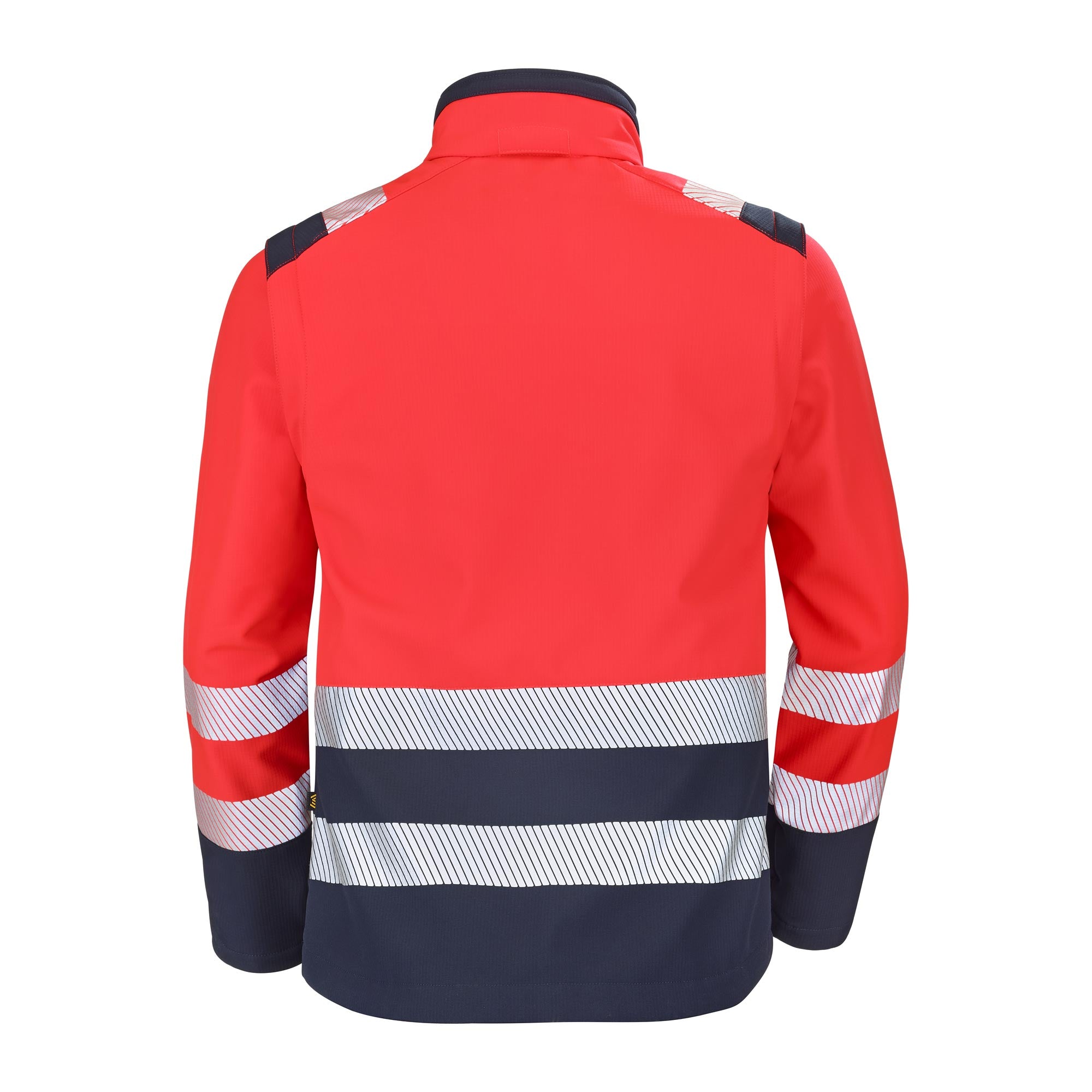 Softshell TATRAS XP Rouge Fluo / Navy Haute Visibilité de la marque Cepovett Safety - Photo dos