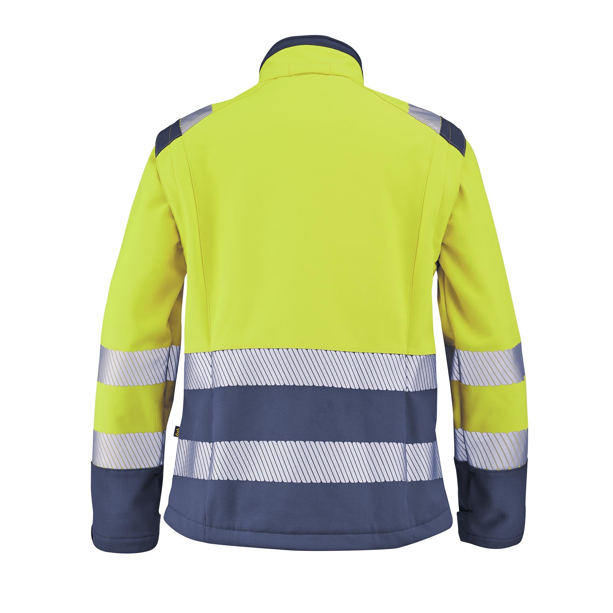 Softshell TIAN Jaune Fluo / Bleu Marine Haute Visibilité de la marque Cepovett Safety - Photo 3/4