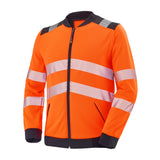 Sweat zippé VALLOUISE Orange Fluo / Noir Haute Visibilité de la marque Cepovett Safety - Photo 3/4