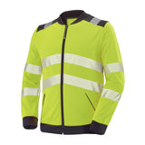 Sweat zippé VALLOUISE Jaune Fluo / Noir Haute Visibilité de la marque Cepovett Safety - Photo 3/4