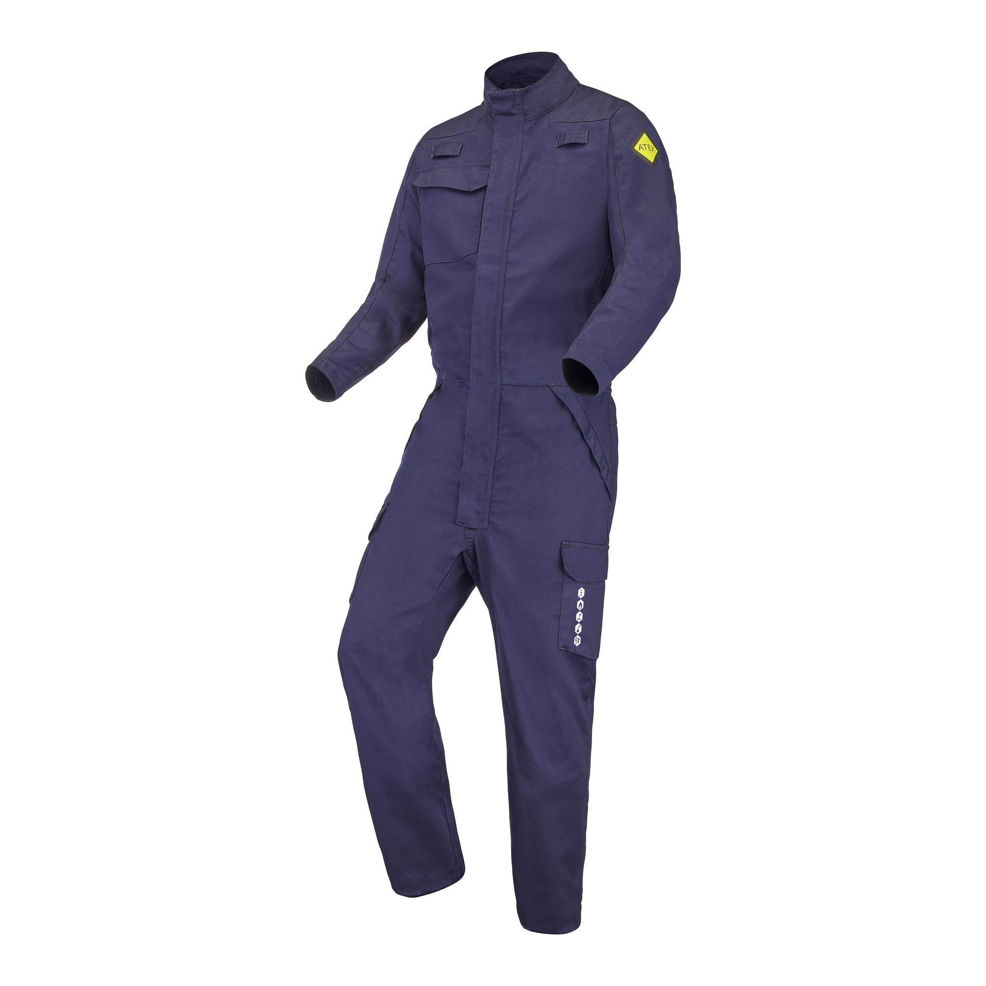 Combinaison VESUVE Bleu Marine Multirisques de la marque Cepovett Safety - Photo 3/4
