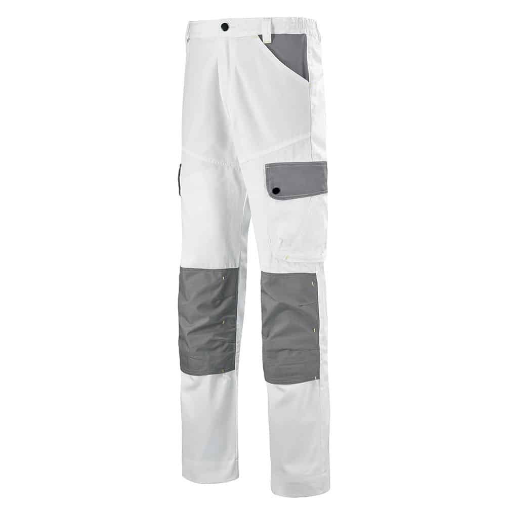 Pantalon de Peintre BTP Blanc Coton