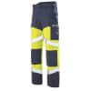 Pantalon de travail jaune fluo Cepovett Safety SILVER TECH 350 FR