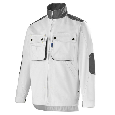 Blouson de travail blanc gris convoy Cepovett Safety CRAFT PAINT