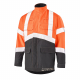 Cepovett Safety SILVER TECH 260 PC fluorescent orange work jacket