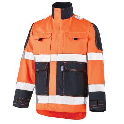 Cepovett Safety FLUO TECH orange work jacket