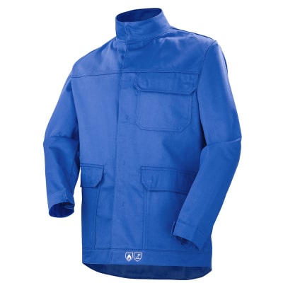 Blue work jacket bugatti cepovett safety FLAME RETARDANT