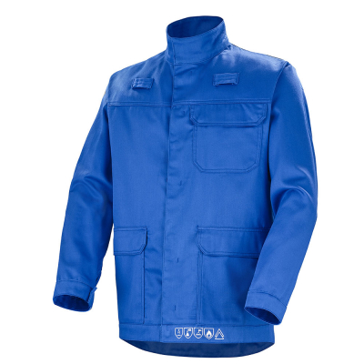 Blue work jacket cepovett safety ATEX 260