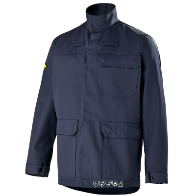 Arbeitsjacke blau cepovett safety ATEX 350