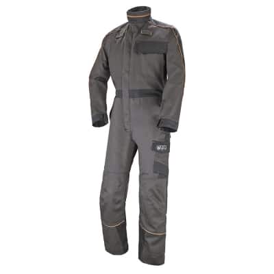 Charcoal grey work suit black cepovett safety KONEKT CLASS 2