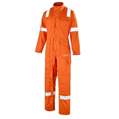 Orange overalls cepovett safety 2Zip ATEX-REFLECT 260