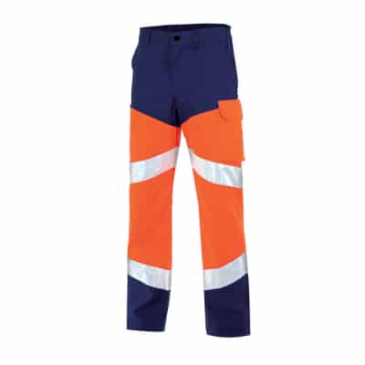 Pantalon de travail orange fluo Cepovett Safety FLUO SAFE
