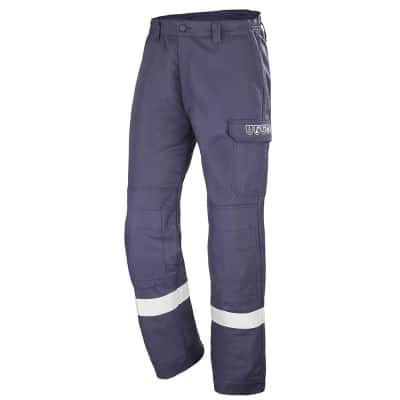 Pantalon de travail gris Cepovett Safety ATEX REFLECT 300