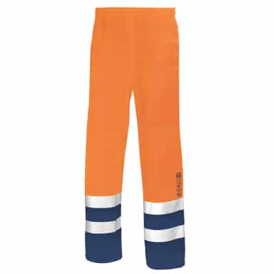 Sur-Pantalon de travail orange fluo Cepovett Safety ACCESS