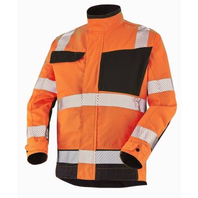 Blouson de travail rouge fluo Cepovett Safety FLUO ADVANCED