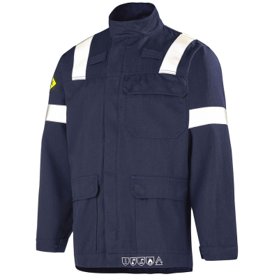 Blouson de travail gris Cepovett Safety ATEX REFLECT 300