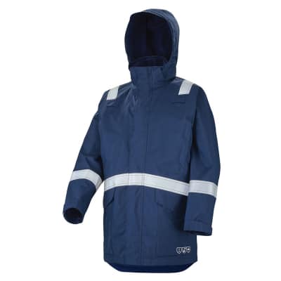 Parka de travail bleu navy Cepovett Safety ACCESS Multirisques