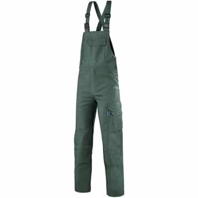 Cotte à bretelles de travail vert us Cepovett Safety KROSS LINE