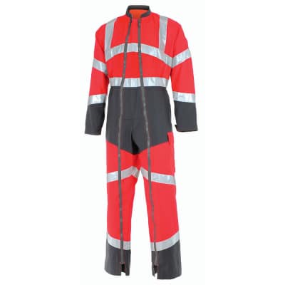 Combinaison de travail orange fluo Cepovett Safety FLUO SAFE
