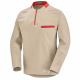 Tunique de travail rouge sable Cepovett Safety PHYTO SAFE homme