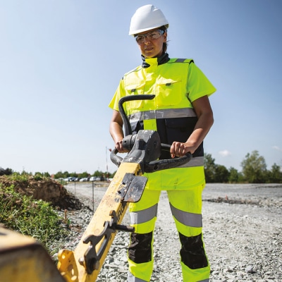 Pantalon de travail Femme FLUO TECH ergonomique - Cepovett safety