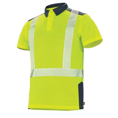 Cepovett Safety FLUO SAFE work polo shirt