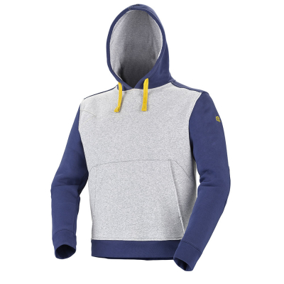 Sweat-shirt de travail indigo gris chiné Cepovett Safety CRAFT WORKER