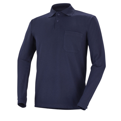 Arbeits-Poloshirt blau cepovett safety MAIL MULTIRISQUES